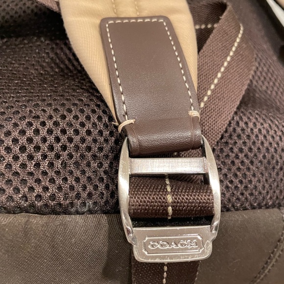 Coach Canvas leather backpack unisex - Picture 7 of 15